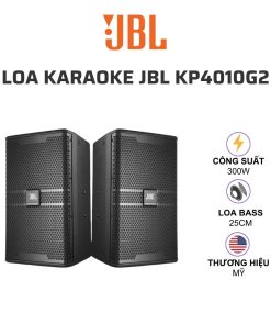 Loa karaoke JBL KP4010G2 (loa full, 2 đường tiếng, bass 30, 350W)